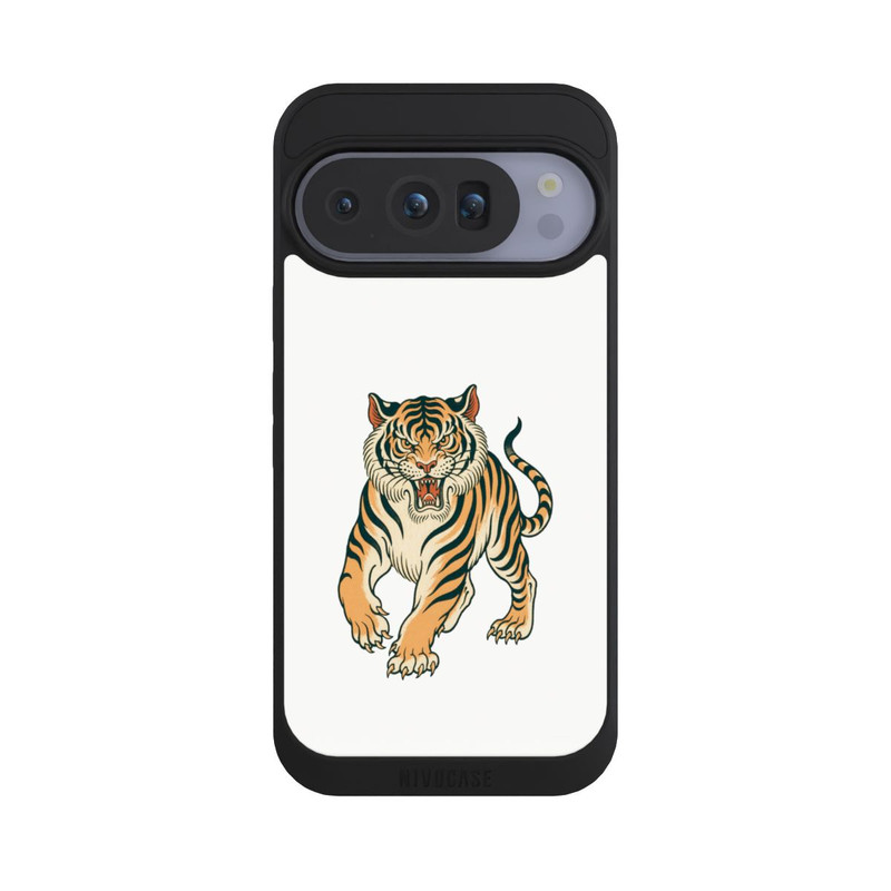 Pixel 10 Pro NIVOpure Wütender Tiger mit KI