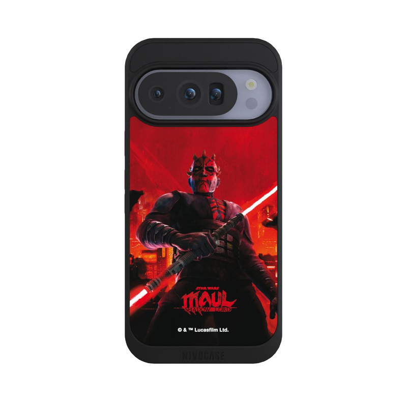 Pixel 10 Pro NIVOpure Dark Maul avec un Sabre Laser
