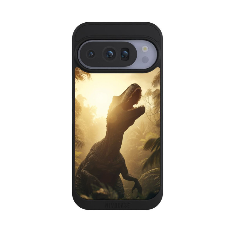 Pixel 10 Pro NIVOpure Dinosaur in the jungle with AI