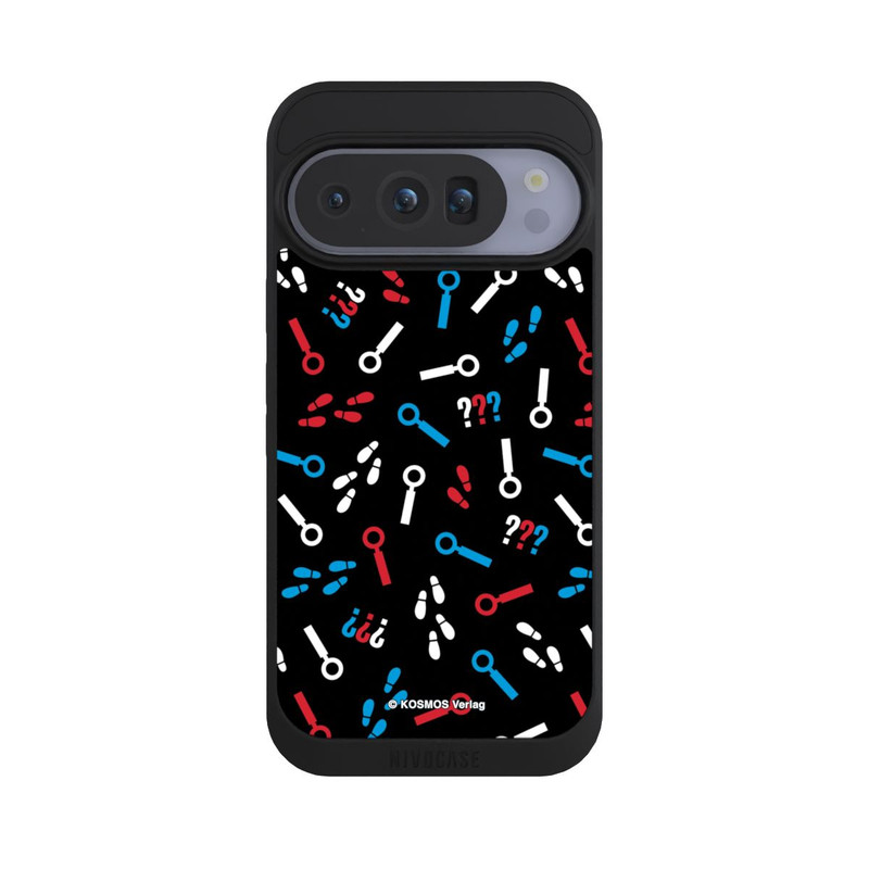 Pixel 10 Pro NIVOpure Drei Fragezeichen Detektiv Muster