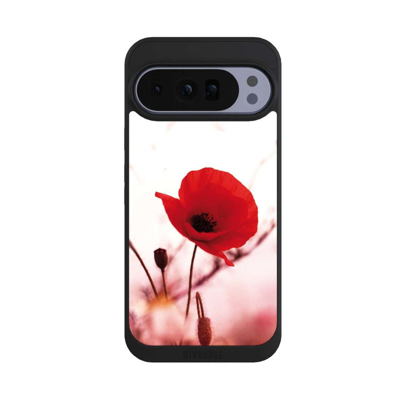 Pixel 10 Pro XL NIVOpure Rote Mohnblumen