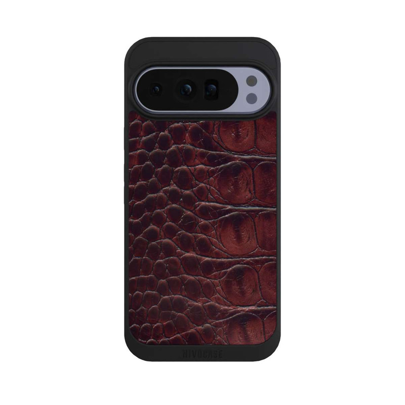 Pixel 10 Pro XL NIVOpure Cuir de Crocodile