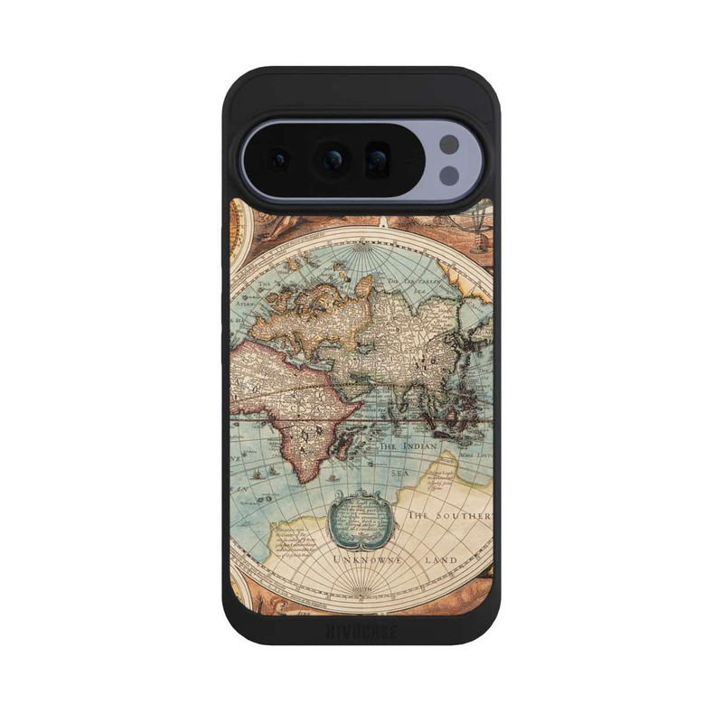 Pixel 10 Pro XL NIVOpure Vintage Weltkarte