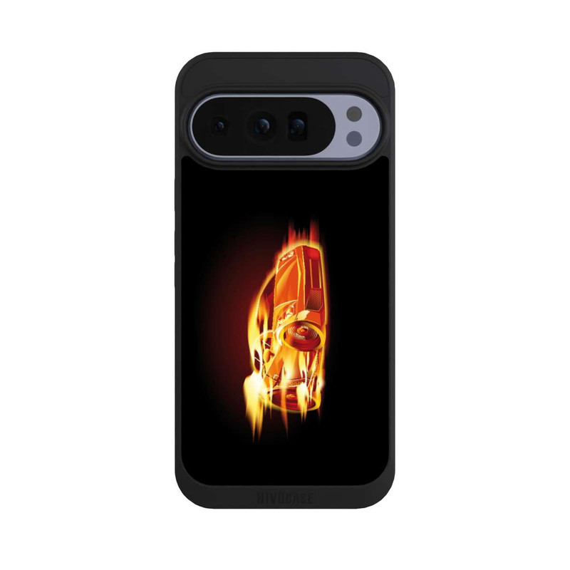 Pixel 10 Pro XL NIVOpure Burning Car