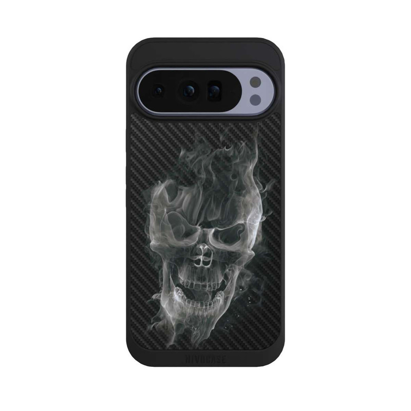 Pixel 10 Pro XL NIVOpure Crâne Fumée Carbone