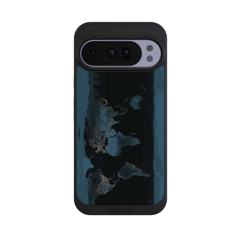 Pixel 10 Pro XL NIVOpure Nachtlichter Weltkarte