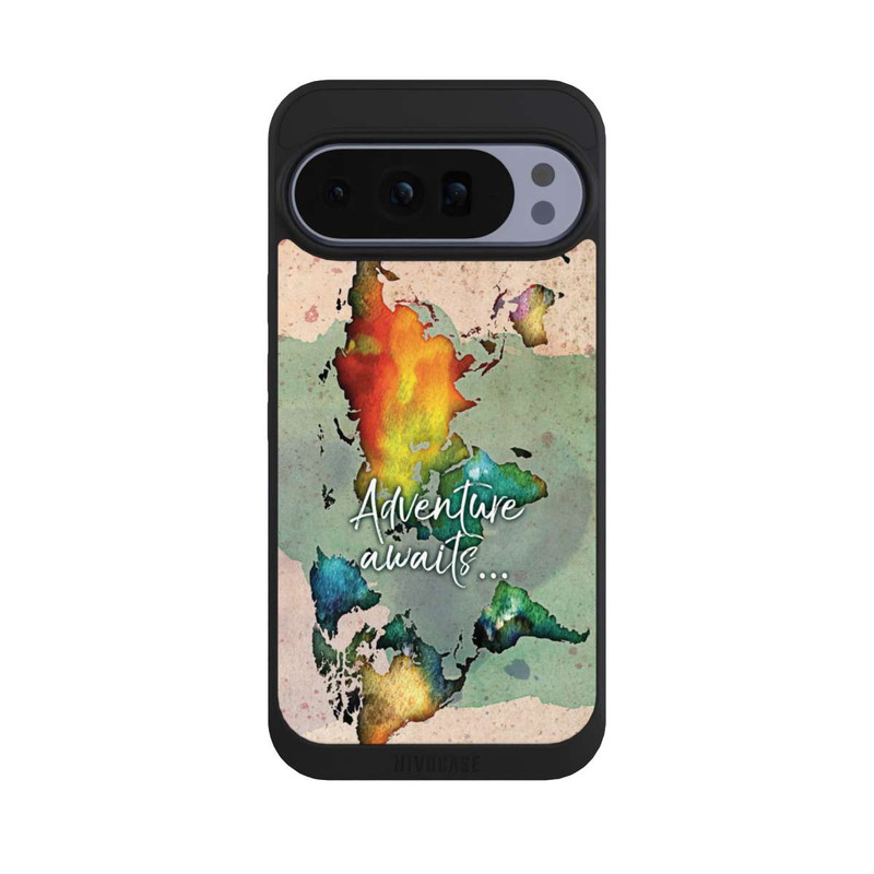 Pixel 10 Pro XL NIVOpure Carte du Monde en Couleurs