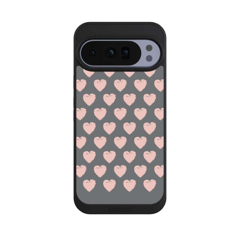 Pixel 10 Pro XL NIVOpure Motif à Cœurs Rose