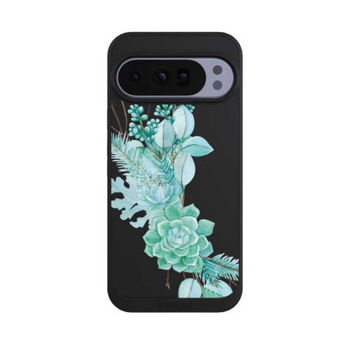 Google Pixel 10 Pro XL NIVOpure Sukkulenten Blumen Mintgrün Transparent