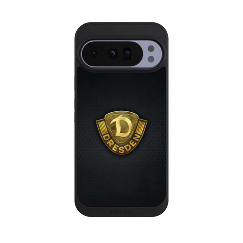 Google Pixel 10 Pro XL NIVOpure Goldenes Logo Look Dynamo Dresden