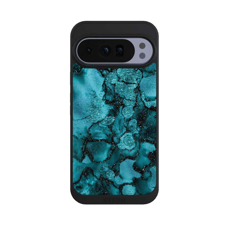 Pixel 10 Pro XL NIVOpure  Blauer Glitzerlook