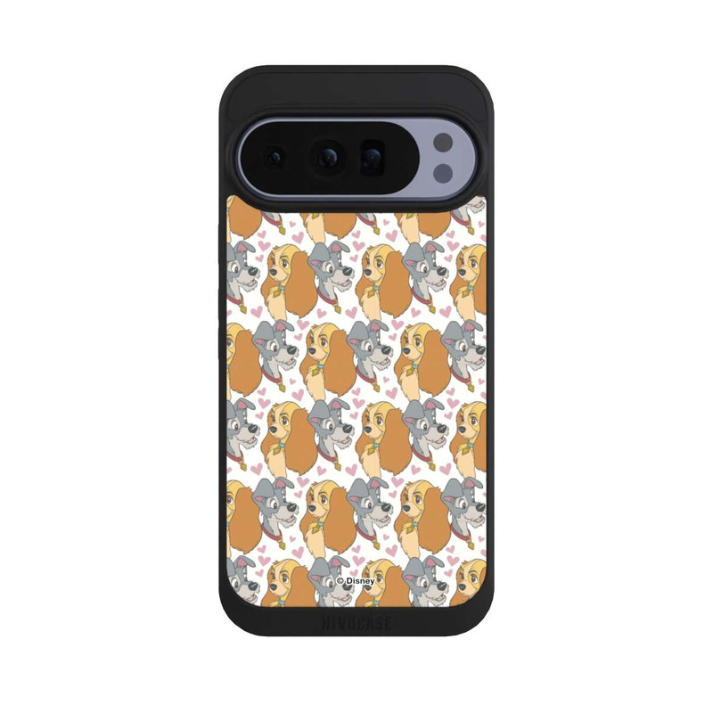 Pixel 10 Pro XL NIVOpure La Belle et Le Chlochard Motif Cœurs
