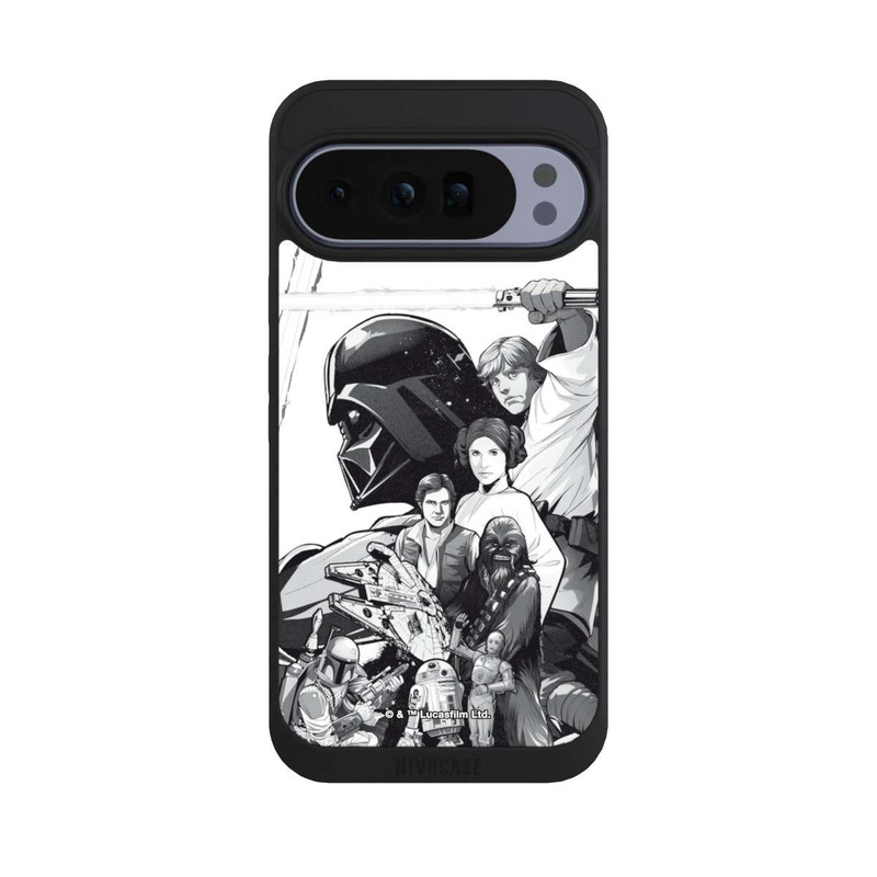 Pixel 10 Pro XL NIVOpure Personnages StarWars - Noir et Blanc