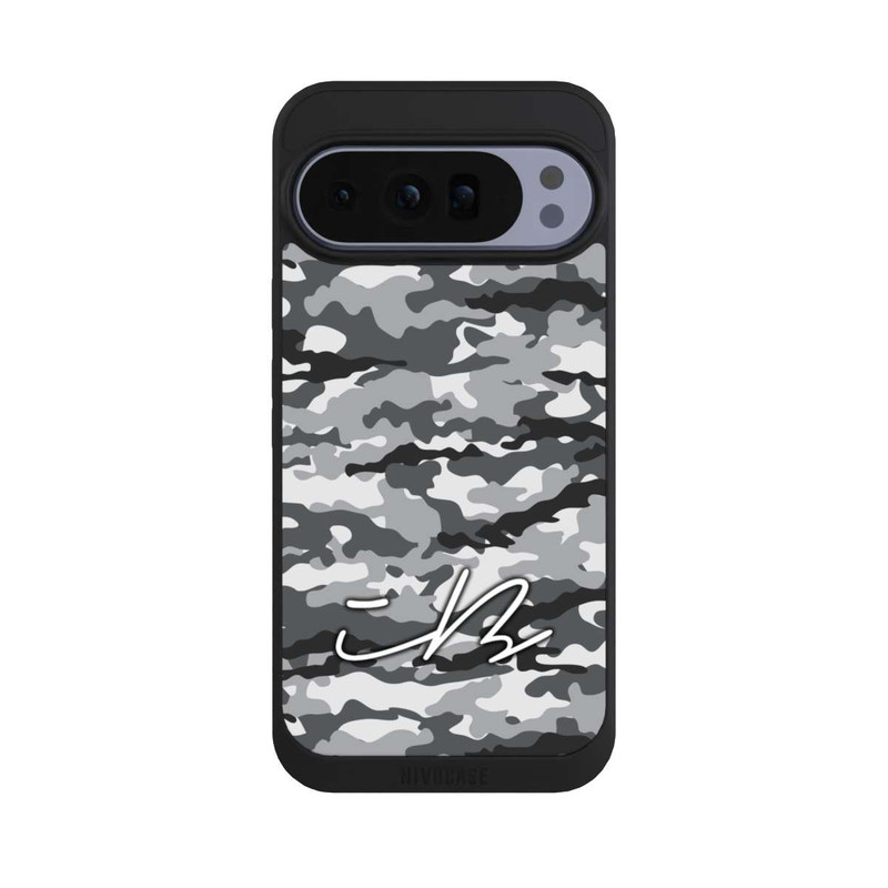 Pixel 10 Pro XL NIVOpure Camo Grau iBlali