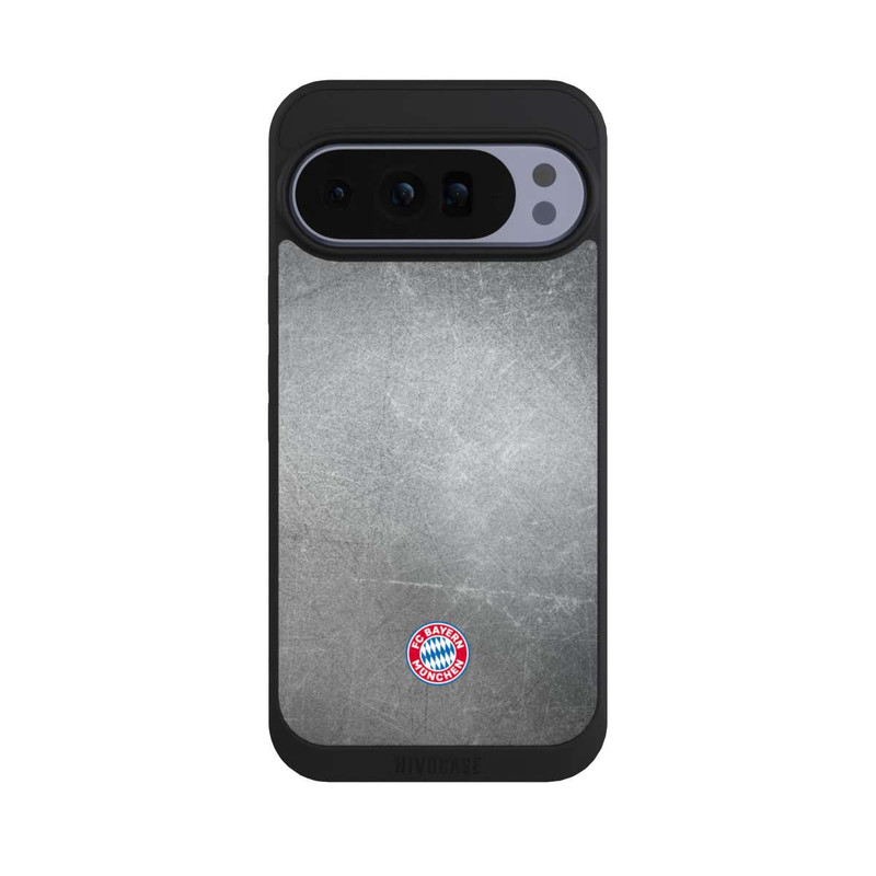 Pixel 10 Pro XL NIVOpure Logo FCB Classique Petit - Coloré sur Fond Métallique