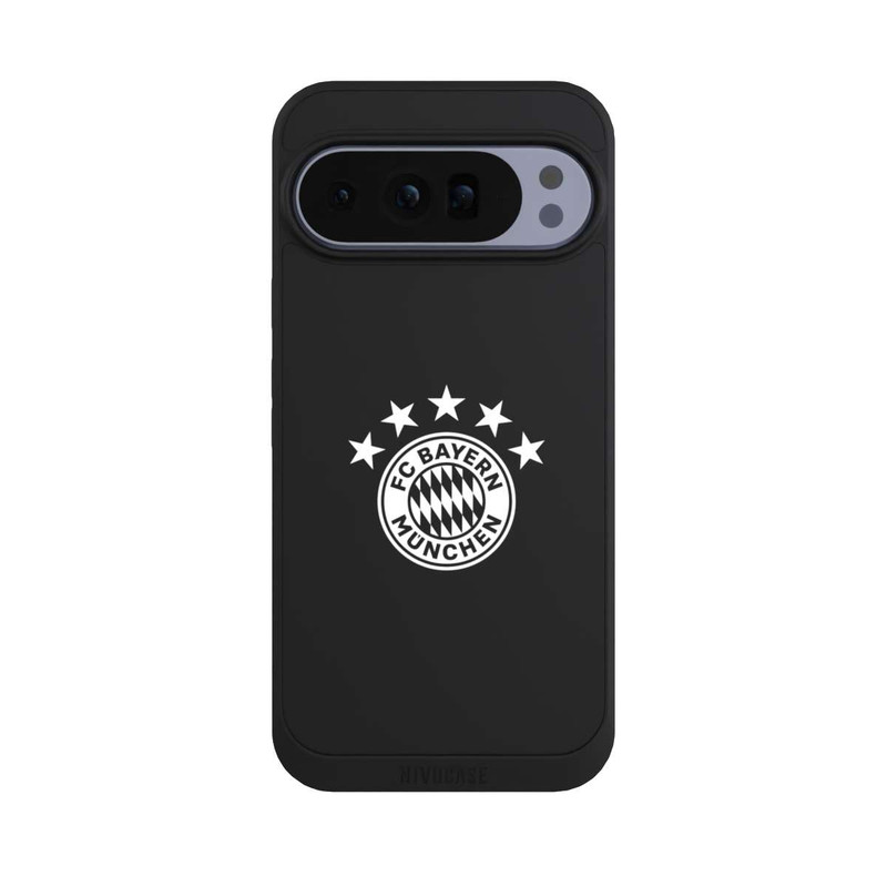 Pixel 10 Pro XL NIVOpure FCB Logo einfarbig mit Sternen - ohne Hintergrund