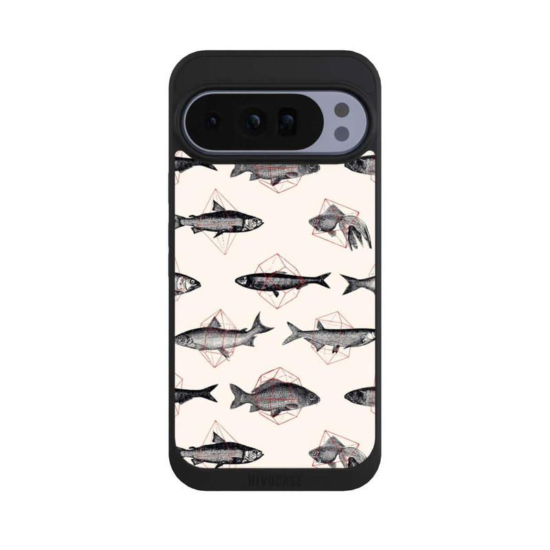 Pixel 10 Pro XL NIVOpure Fische in Geometrie