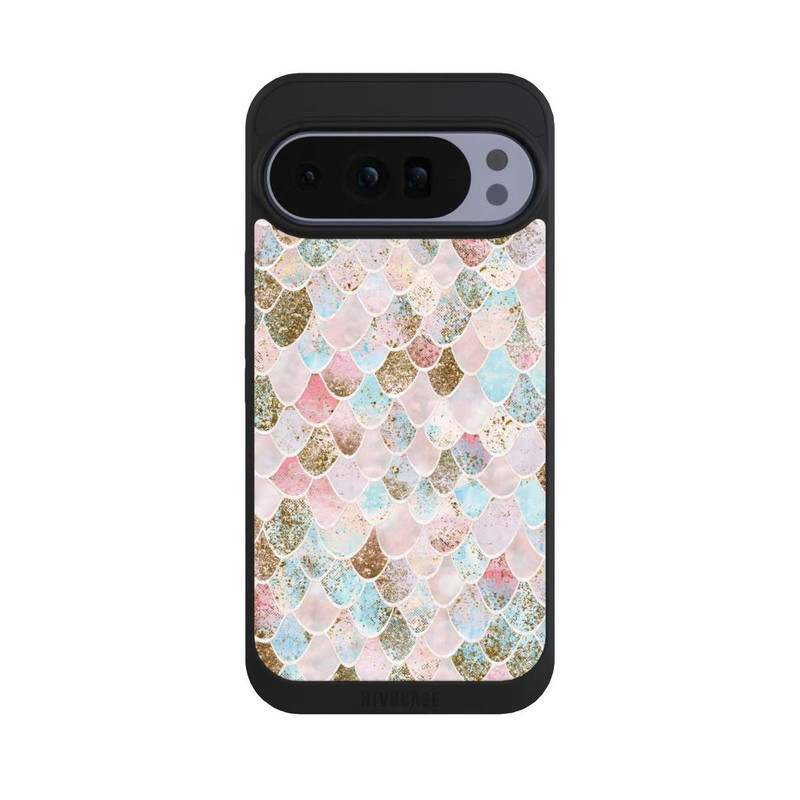 Pixel 10 Pro XL NIVOpure Motif sirène à l'aspect pailleté