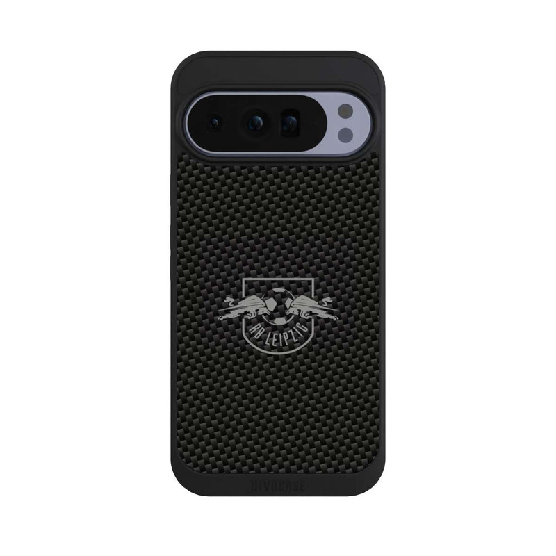 Pixel 10 Pro XL NIVOpure Graues RB Leipzig Logo auf Carbonoptik