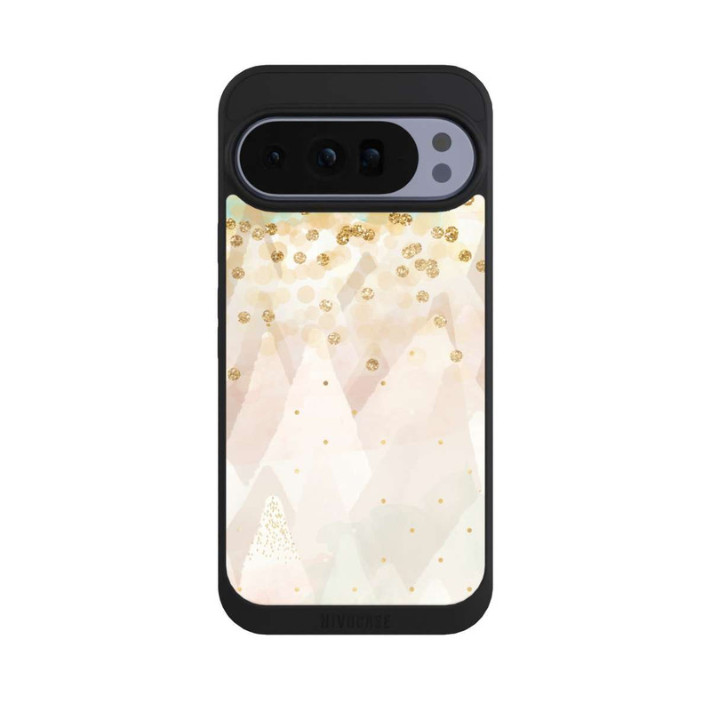 Pixel 10 Pro XL NIVOpure Goldglitzer Schneelook