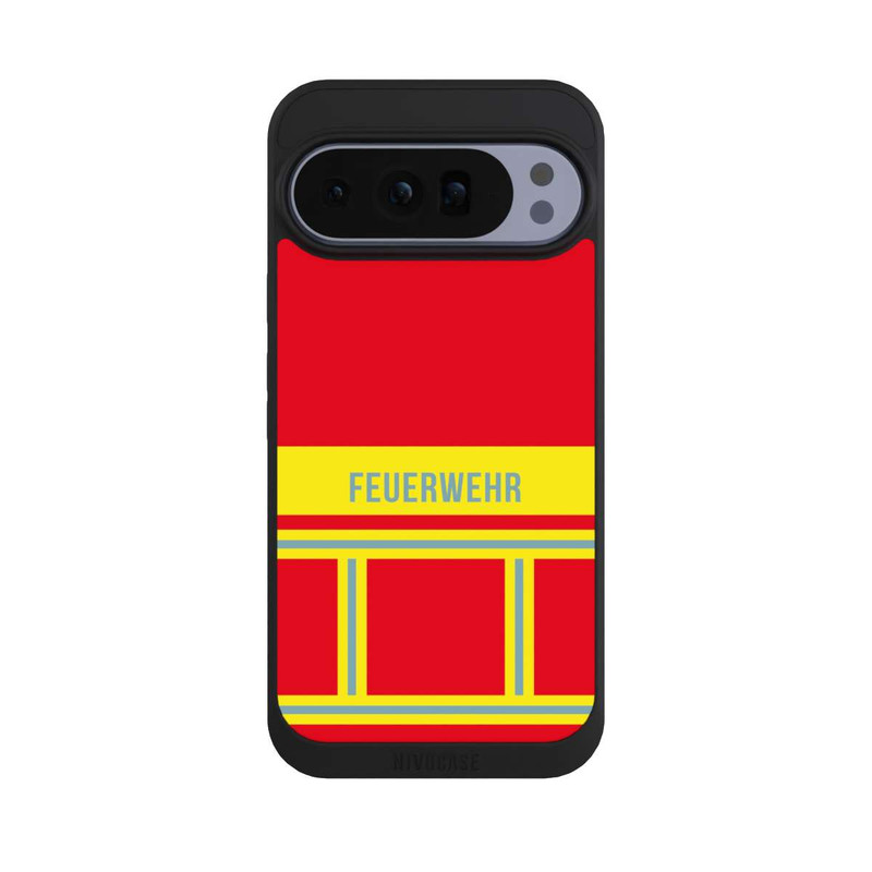 Pixel 10 Pro XL NIVOpure Rote Feuerwehr Jacke