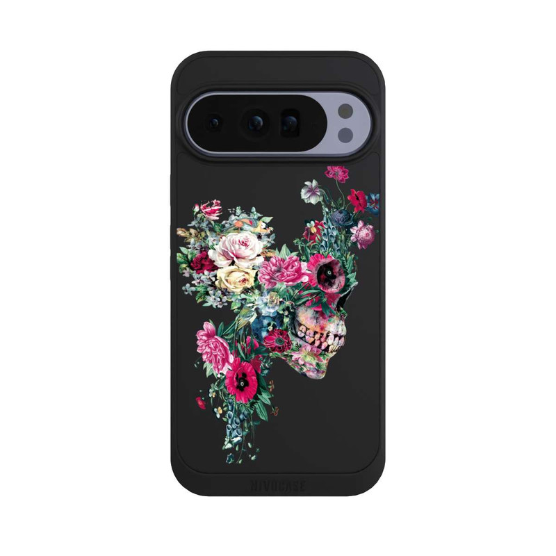 Pixel 10 Pro XL NIVOpure Blumen-Totenkopf transparent