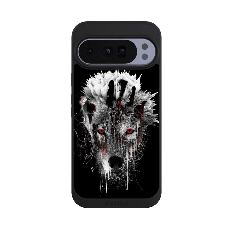 Pixel 10 Pro XL NIVOpure Loup aux yeux rouges