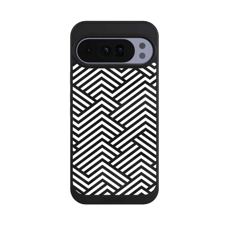 Pixel 10 Pro XL NIVOpure Schwarz und Weiß ZigZag