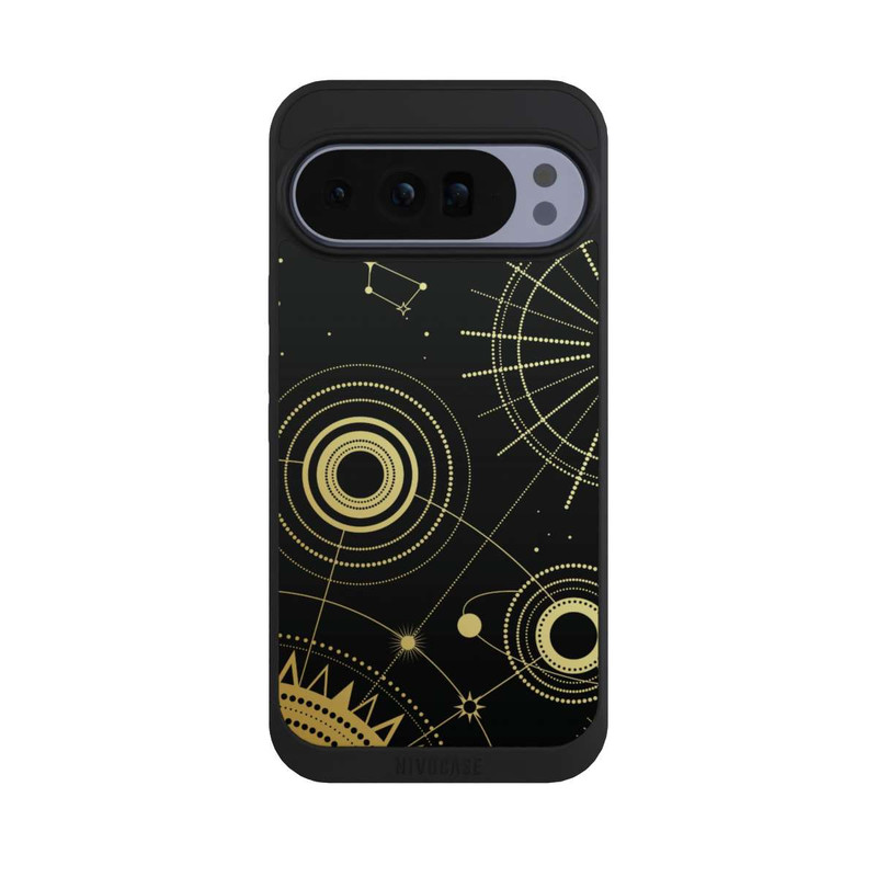 Pixel 10 Pro XL NIVOpure Le noir et l'or semblent abstraits