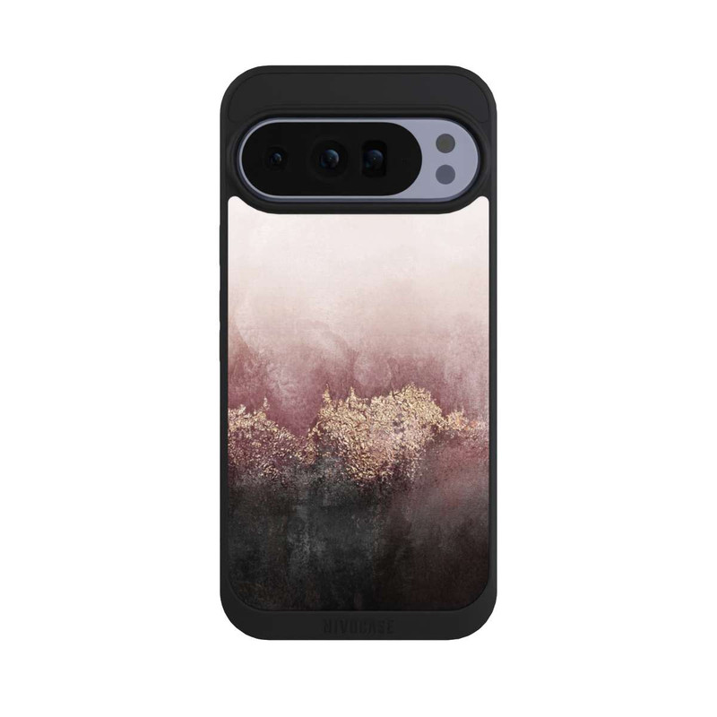 Pixel 10 Pro XL NIVOpure Rosa Himmelsstaub Golddruck