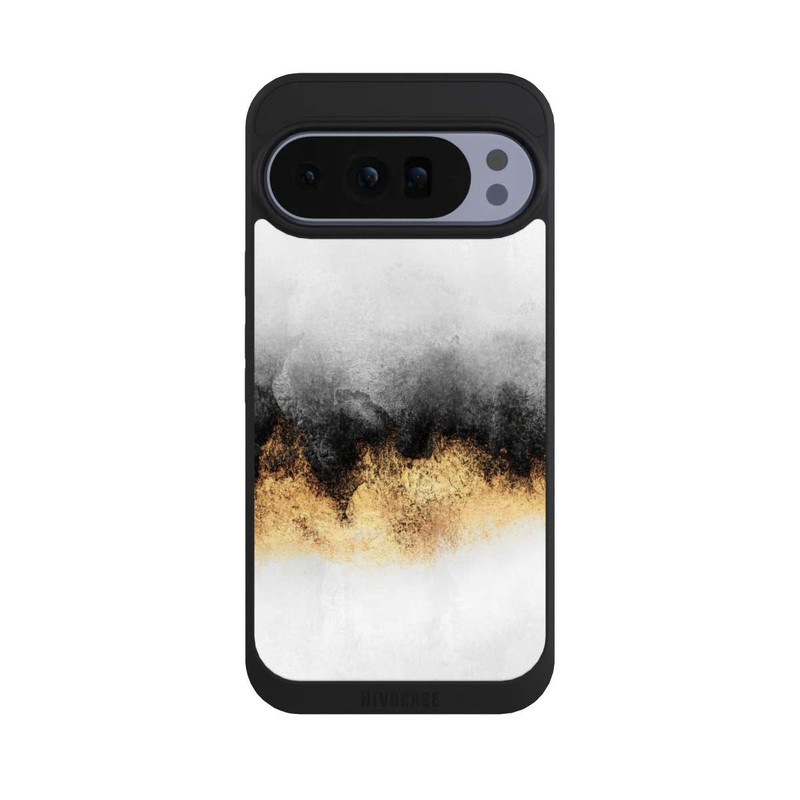Pixel 10 Pro XL NIVOpure Grauer Himmelstaub Golddruck