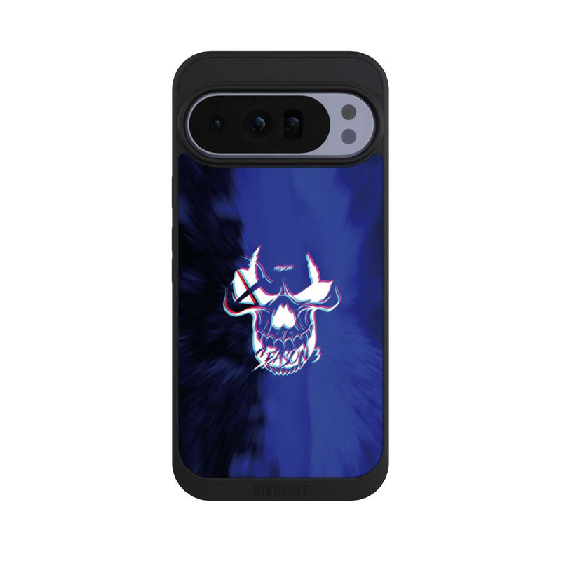 Pixel 10 Pro XL NIVOpure Blauer Totenkopf