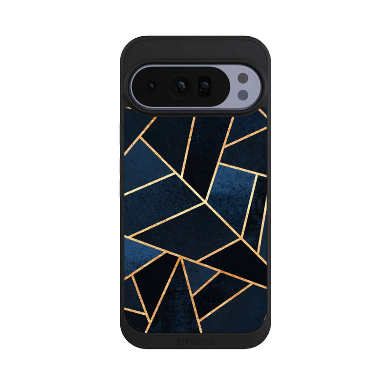 Pixel 10 Pro XL NIVOpure Navy Stein Golddruck