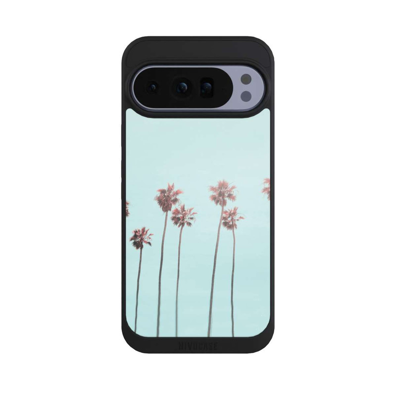 Pixel 10 Pro XL NIVOpure Paradis des palmiers de plage rose