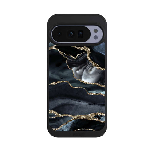 Google Pixel 10 Pro XL NIVOpure Dark Marble Gold Glitter Look