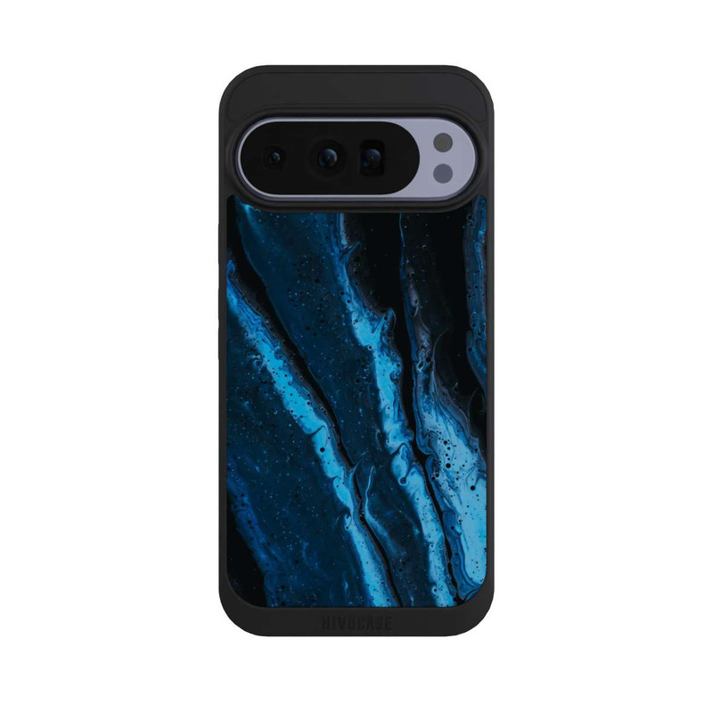 Pixel 10 Pro XL NIVOpure Blue oil texture