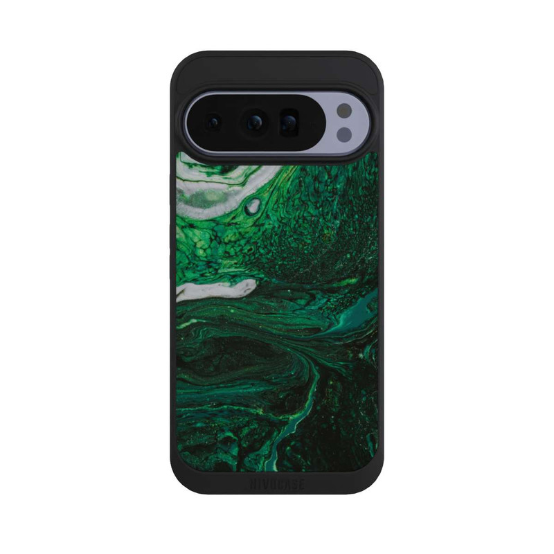 Pixel 10 Pro XL NIVOpure Green oil texture