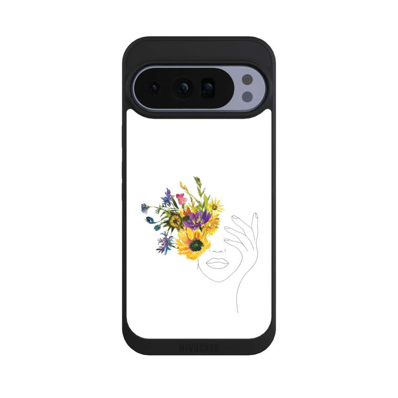 Pixel 10 Pro XL NIVOpure Line Art Tournesols femme