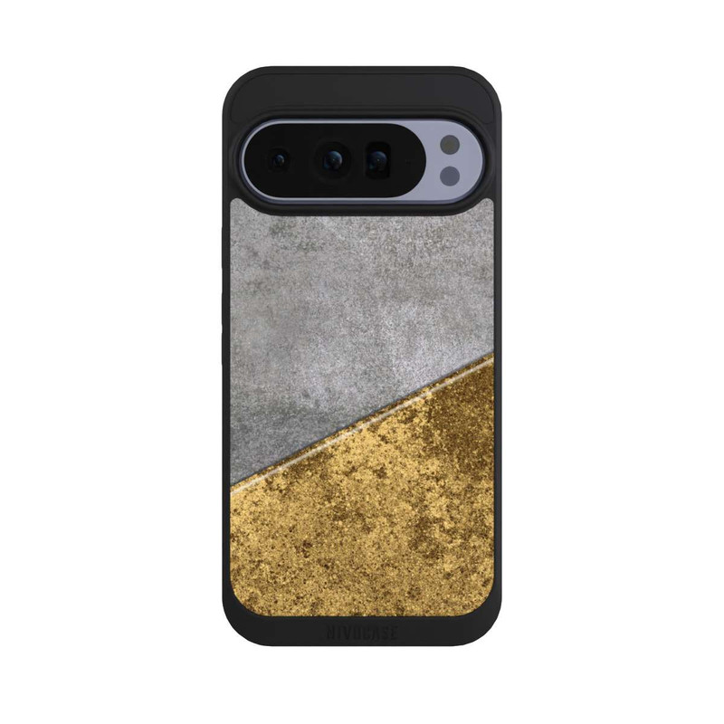 Pixel 10 Pro XL NIVOpure Beton und Goldlook