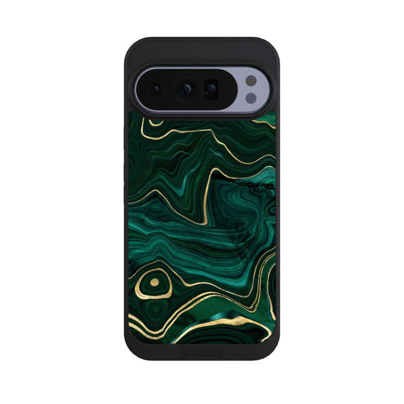Pixel 10 Pro XL NIVOpure Malachit Golddruck
