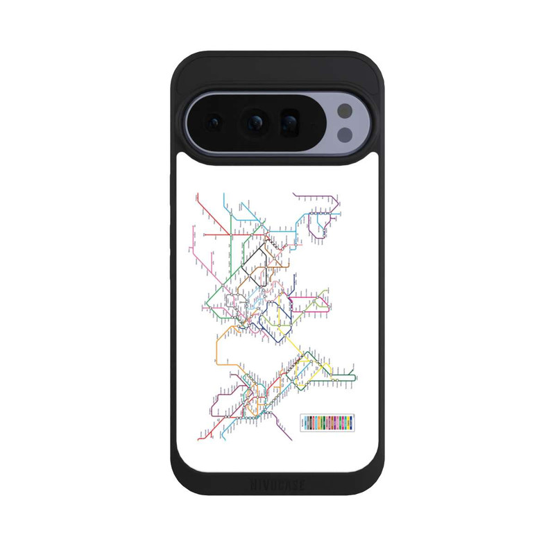 Pixel 10 Pro XL NIVOpure Metro-Weltkarte