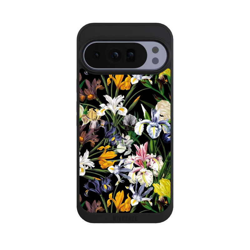 Pixel 10 Pro XL NIVOpure Fond d'écran de fleurs sauvages sombres