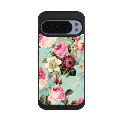 Google Pixel 10 Pro XL NIVOpure Türkisfarbene Rosentapete