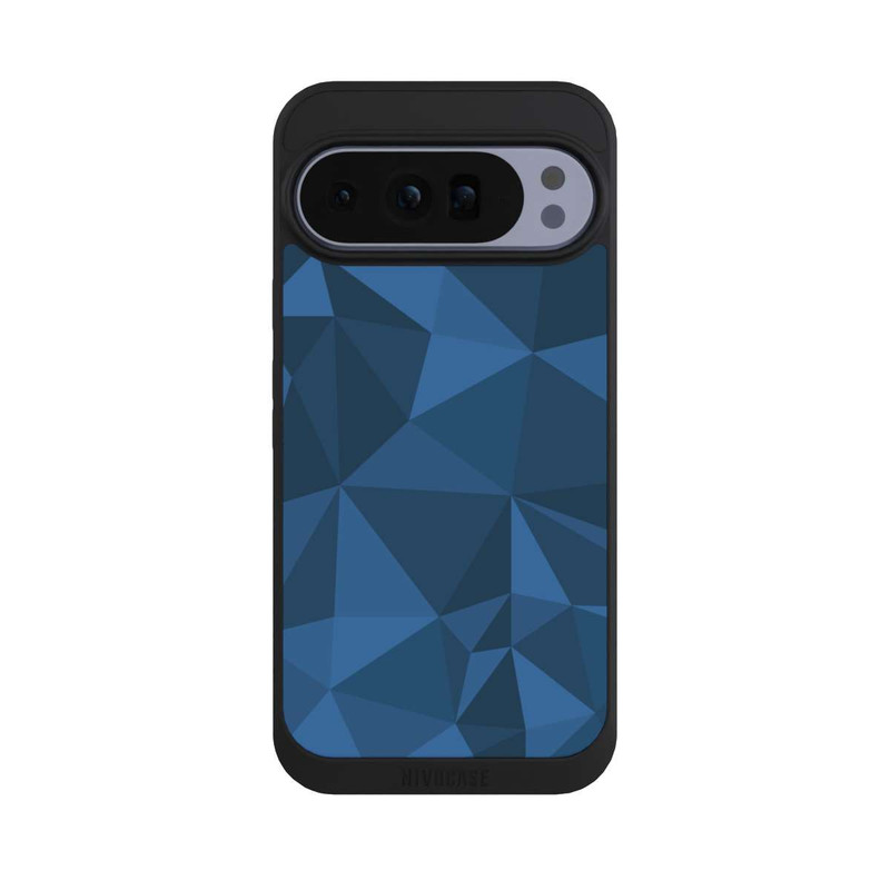 Pixel 10 Pro XL NIVOpure Polygon Pattern Blue