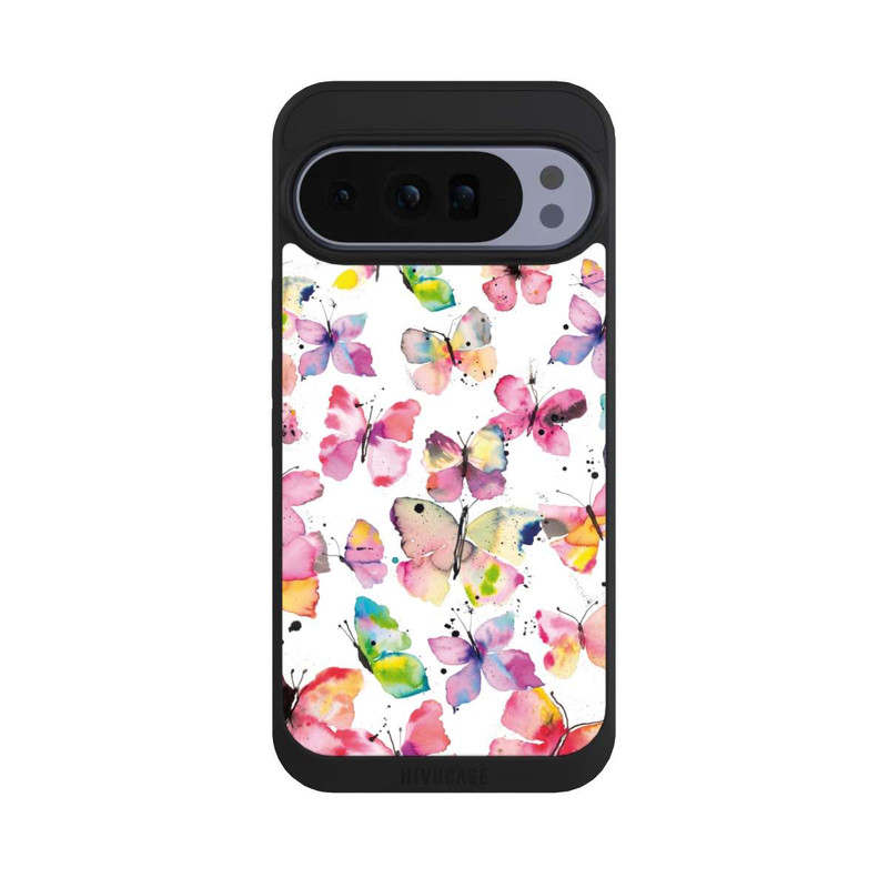 Pixel 10 Pro XL NIVOpure Aquarell Frühlingsschmetterlinge