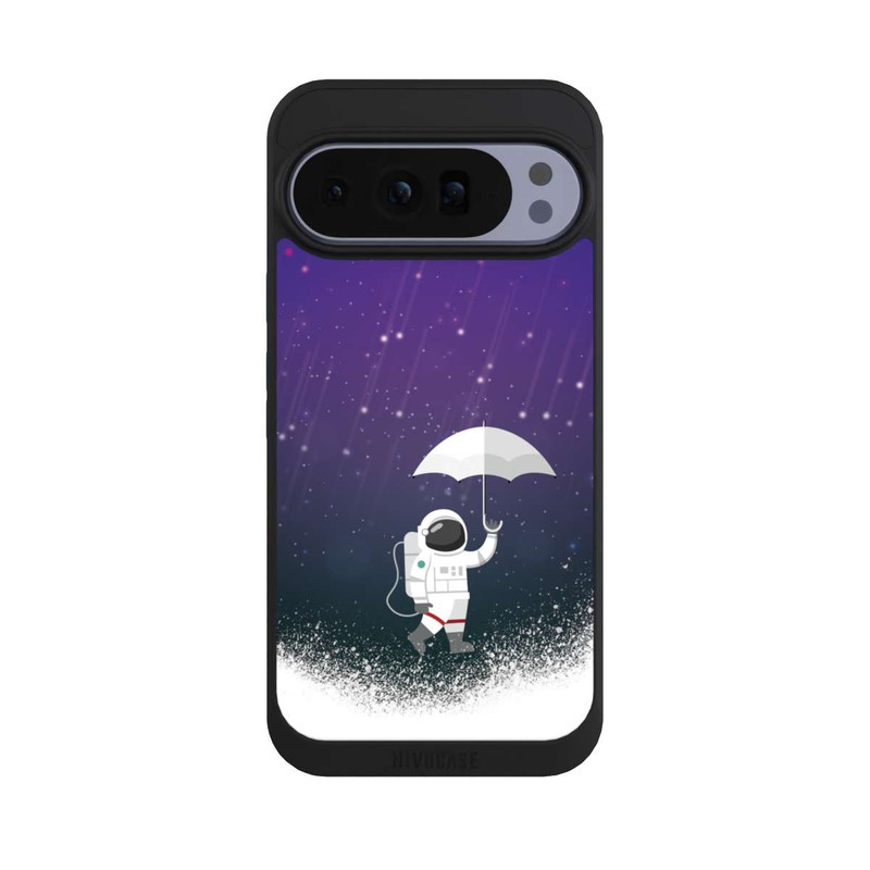 Pixel 10 Pro XL NIVOpure Astronaute Sous une Pluie d'Astéroïdes