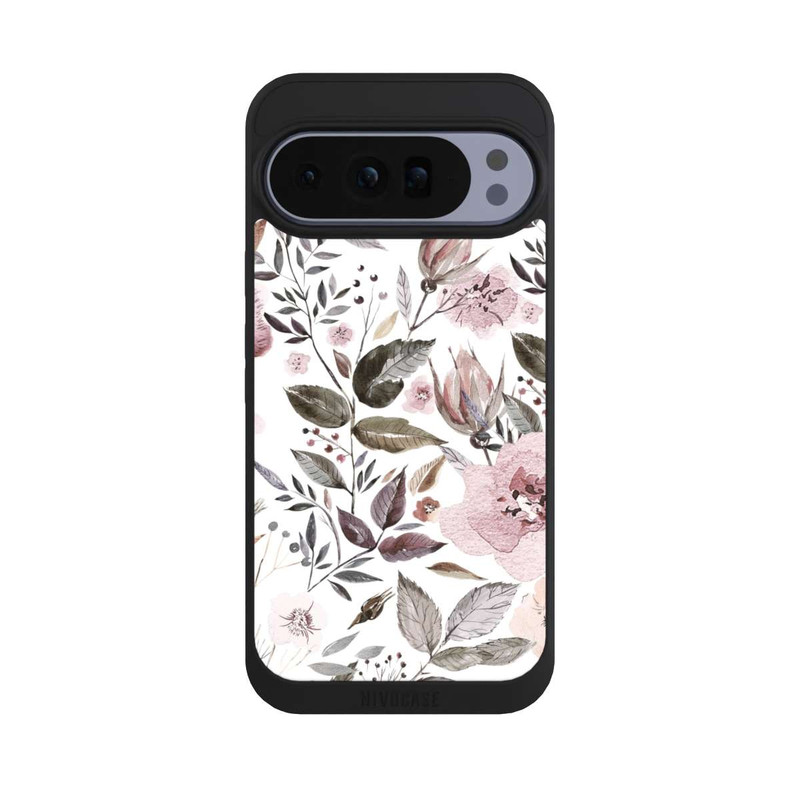 Pixel 10 Pro XL NIVOpure Aquarell braune Rosenblüten