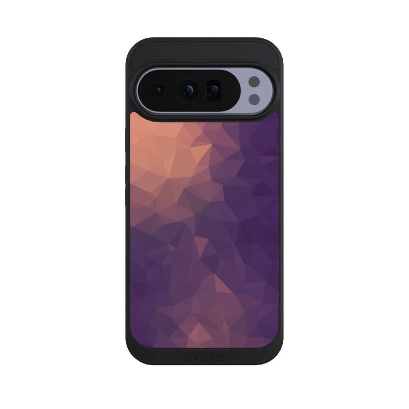 Pixel 10 Pro XL NIVOpure Polygonal Mosaic Rouge/Violet