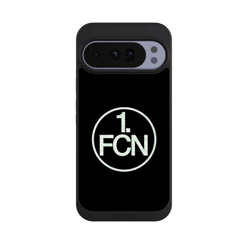 Pixel 10 Pro XL NIVOpure FCN Logo in Weiß Hintergrund Schwarz
