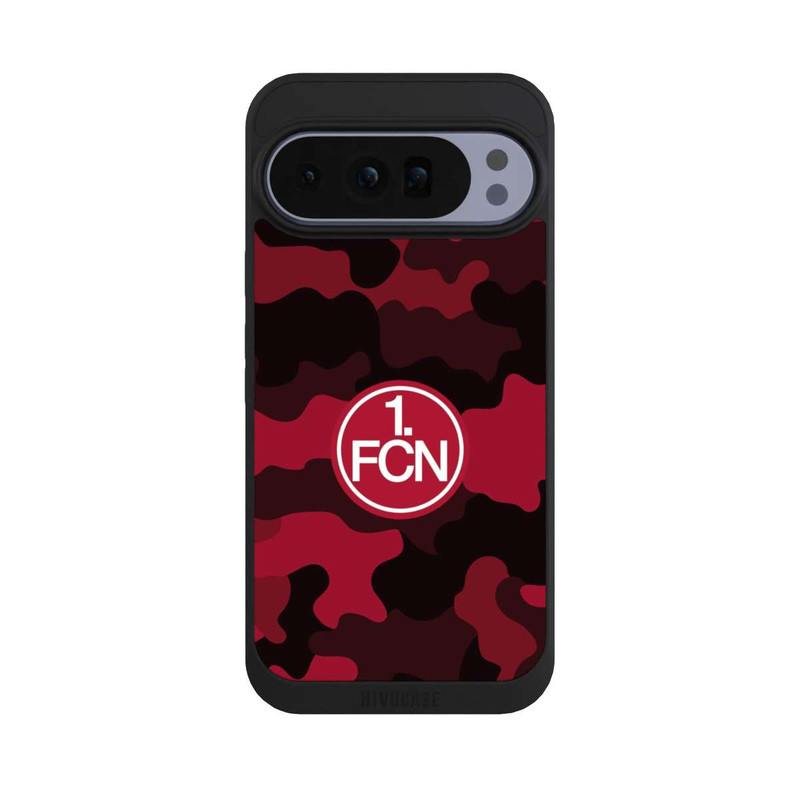 Pixel 10 Pro XL NIVOpure FCN Logo Weiß in Roter Tarnung